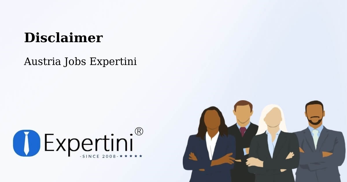 Disclaimer – Gröbming - Austria Jobs Expertini